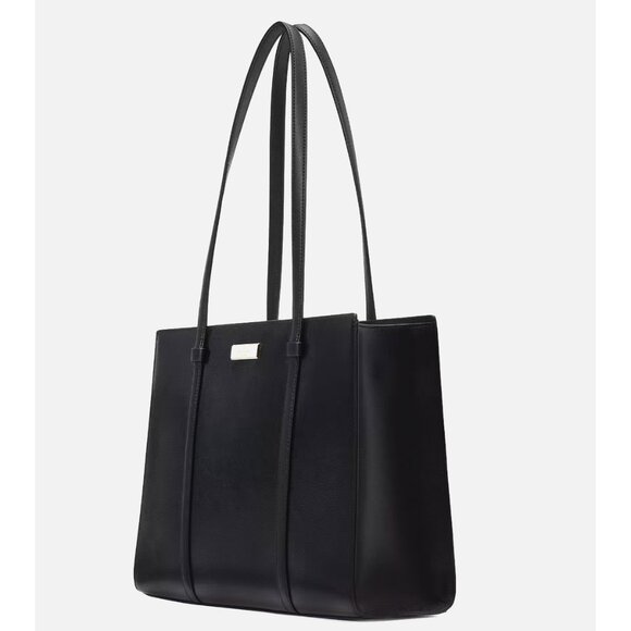 New Kate Spade Kenzie Large Tote Saffiano Black - Picture 3 of 5